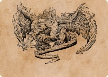Image for Miirym, Sentinel Wyrm Art Card (71) (Art Series: Commander Legends: Battle for Baldur's Gate) - Magic: The Gathering