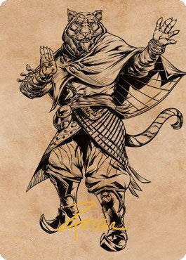 Image for Mahadi, Emporium Master Art Card (Gold-Stamped Signature) (70) (Art Series: Commander Legends: Battle for Baldur's Gate) - Magic: The Gathering