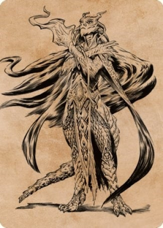 Image for Lozhan, Dragons' Legacy Art Card (69) (Art Series: Commander Legends: Battle for Baldur's Gate) - Magic: The Gathering