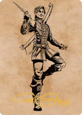 Image for Astarion, the Decadent Art Card (Gold-Stamped Signature) (62) (Art Series: Commander Legends: Battle for Baldur's Gate) - Magic: The Gathering