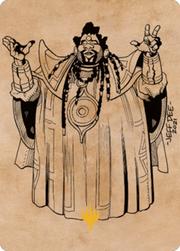 Image for Alaundo the Seer Art Card (Gold-Stamped) (61) (Art Series: Commander Legends: Battle for Baldur's Gate) - Magic: The Gathering