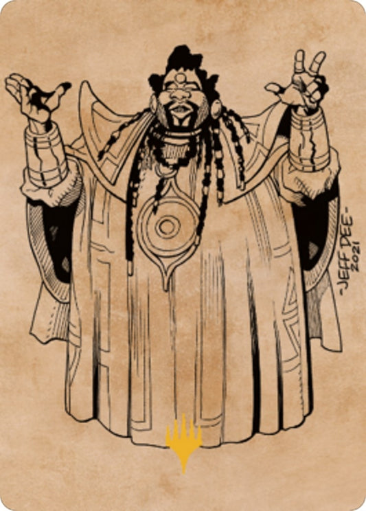 Image for Alaundo the Seer Art Card (Gold-Stamped) (61) (Art Series: Commander Legends: Battle for Baldur's Gate) - Magic: The Gathering