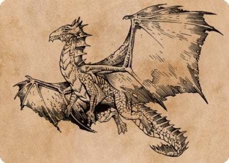 Image for Ancient Bronze Dragon Art Card (58/81) (58) (Art Series: Commander Legends: Battle for Baldur's Gate) - Magic: The Gathering