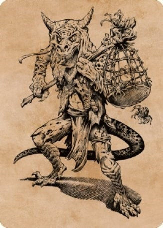 Image for Taunting Kobold Art Card (57) (Art Series: Commander Legends: Battle for Baldur's Gate) - Magic: The Gathering