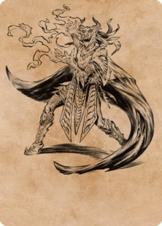 Image for Livaan, Cultist of Tiamat Art Card (55) (Art Series: Commander Legends: Battle for Baldur's Gate) - Magic: The Gathering