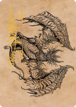 Image for Ganax, Astral Hunter Art Card (Gold-Stamped Signature) (53) (Art Series: Commander Legends: Battle for Baldur's Gate) - Magic: The Gathering