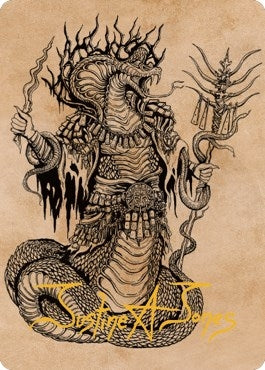 Image for Sivriss, Nightmare Speaker Art Card (51/81) (Gold-Stamped Signature) (51) (Art Series: Commander Legends: Battle for Baldur's Gate) - Magic: The Gathering