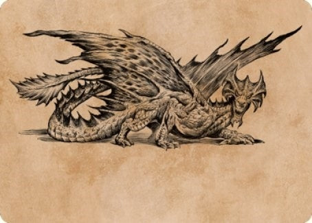 Image for Ancient Brass Dragon Art Card (49/81) (49) (Art Series: Commander Legends: Battle for Baldur's Gate) - Magic: The Gathering