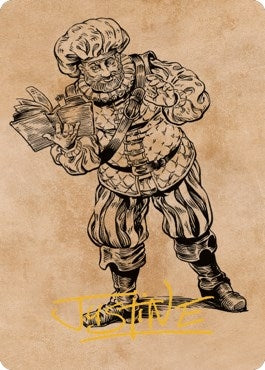 Image for Volo, Itinerant Scholar Art Card (Gold-Stamped Signature) (48) (Art Series: Commander Legends: Battle for Baldur's Gate) - Magic: The Gathering