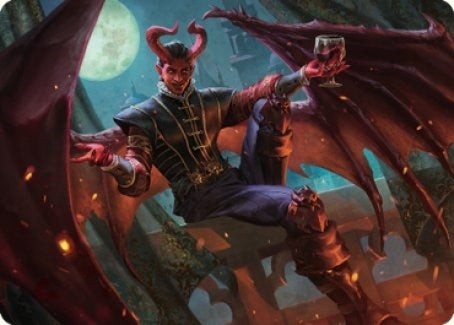 Image for Raphael, Fiendish Savior Art Card (40/81) (40) (Art Series: Commander Legends: Battle for Baldur's Gate) - Magic: The Gathering