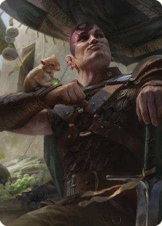 Image for Minsc & Boo, Timeless Heroes Art Card (38/81) (38) (Art Series: Commander Legends: Battle for Baldur's Gate) - Magic: The Gathering