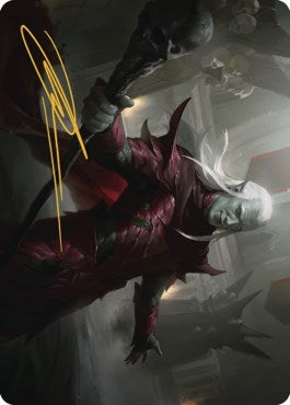 Image for Baeloth Barrityl, Entertainer Art Card (Gold-Stamped Signature) (33) (Art Series: Commander Legends: Battle for Baldur's Gate) - Magic: The Gathering