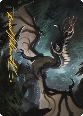 Image for Brainstealer Dragon Art Card (Gold-Stamped Signature) (31) (Art Series: Commander Legends: Battle for Baldur's Gate) - Magic: The Gathering