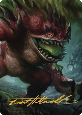 Image for Hezrou Art Card (Gold-Stamped Signature) (17) (Art Series: Commander Legends: Battle for Baldur's Gate) - Magic: The Gathering