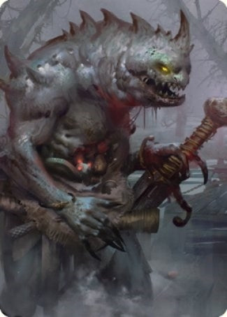 Image for Gray Slaad Art Card (15) (Art Series: Commander Legends: Battle for Baldur's Gate) - Magic: The Gathering