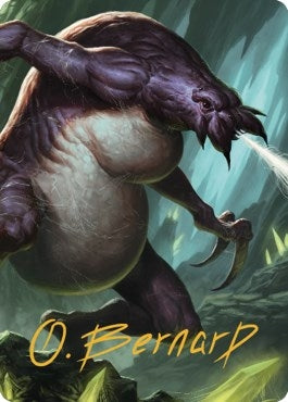 Image for Ettercap Art Card (Gold-Stamped Signature) (14) (Art Series: Commander Legends: Battle for Baldur's Gate) - Magic: The Gathering