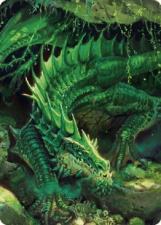 Image for Adult Green Dragon Art Card (1) (Art Series: Commander Legends: Battle for Baldur's Gate) - Magic: The Gathering