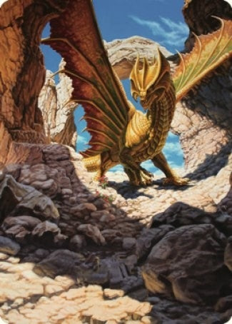 Image for Ancient Brass Dragon Art Card (2/81) (2) (Art Series: Commander Legends: Battle for Baldur's Gate) - Magic: The Gathering