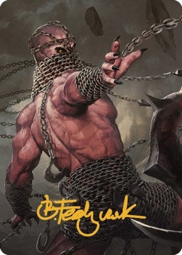 Image for Chain Devil Art Card (Gold-Stamped Signature) (8) (Art Series: Commander Legends: Battle for Baldur's Gate) - Magic: The Gathering