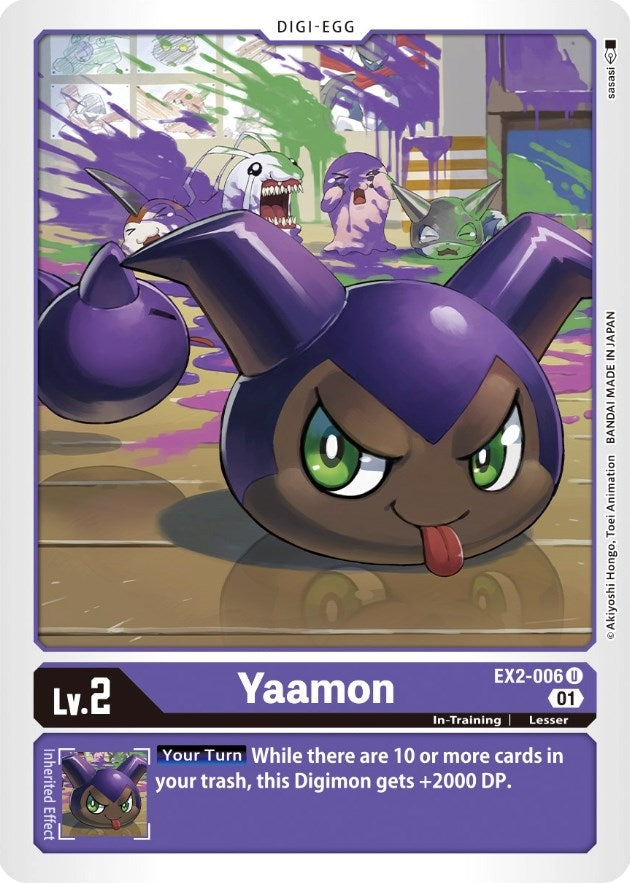 Image for Yaamon (EX2-006 U) (Digital Hazard) - Digimon Card Game