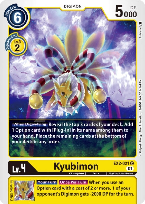 Image for Kyubimon (EX2-021 C) (Digital Hazard) - Digimon Card Game