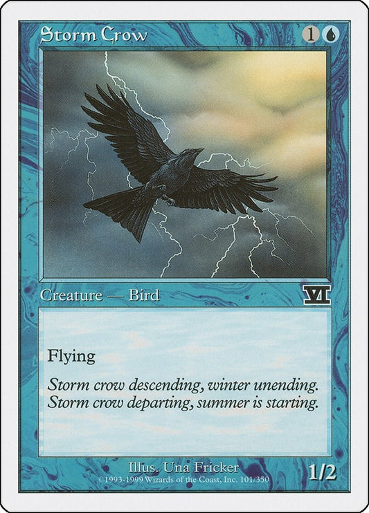 Image for Storm Crow (101) (Classic Sixth Edition) - Magic: The Gathering