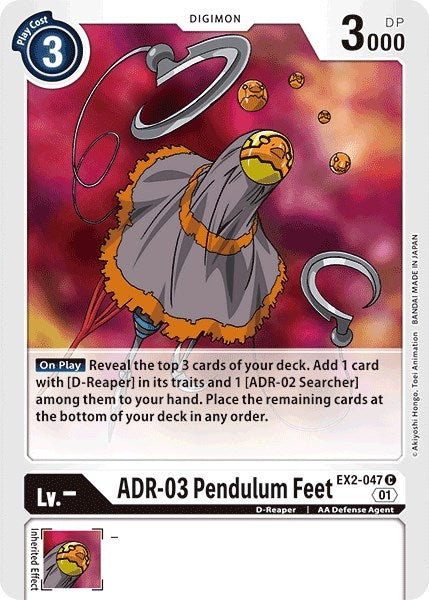 Image for ADR-03 Pendulum Feet (EX2-047 C) (Digital Hazard) - Digimon Card Game