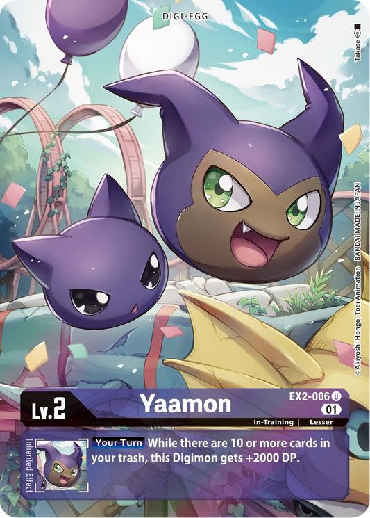 Image for Yaamon (Alternate Art) (EX2-006 U) (Digital Hazard) - Digimon Card Game