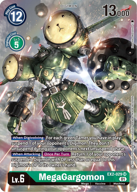Image for MegaGargomon (Alternate Art) (EX2-029 SR) (Digital Hazard) - Digimon Card Game