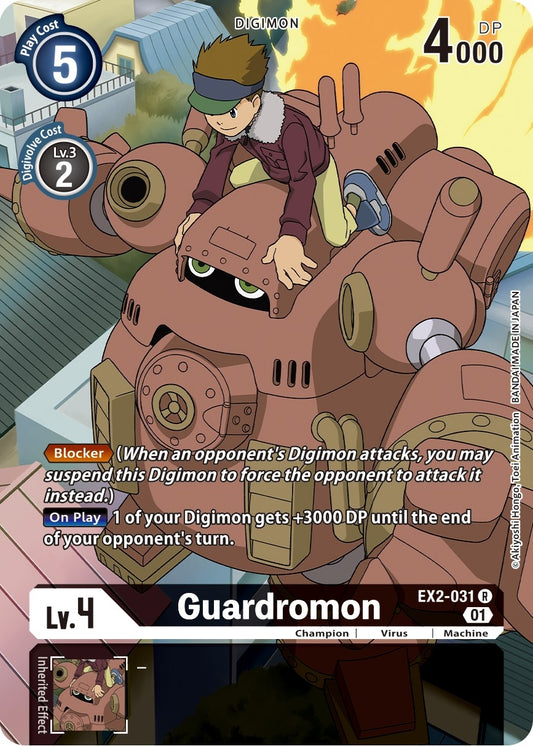 Image for Guardromon (Alternate Art) (EX2-031 R) (Digital Hazard) - Digimon Card Game