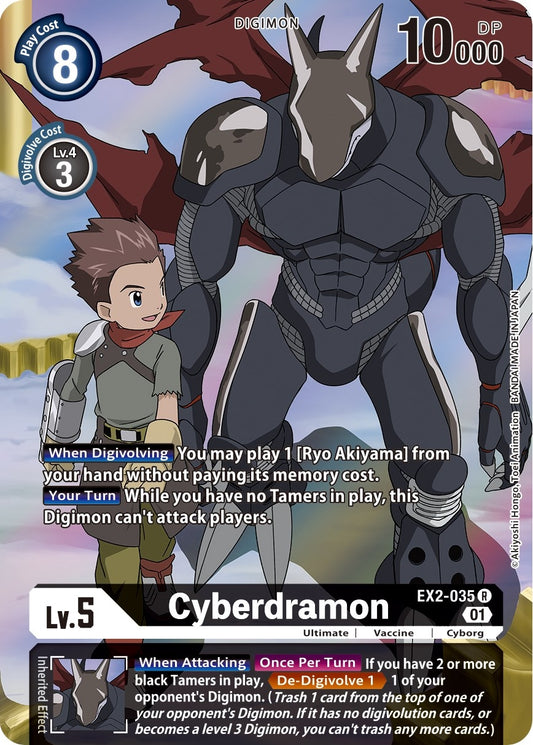 Image for Cyberdramon (Alternate Art) (EX2-035 R) (Digital Hazard) - Digimon Card Game