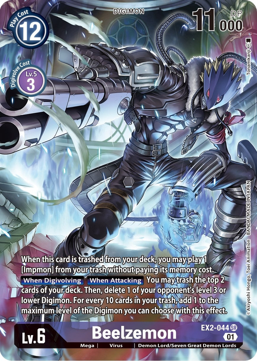 Image for Beelzemon (Alternate Art) (EX2-044 SR) (Digital Hazard) - Digimon Card Game