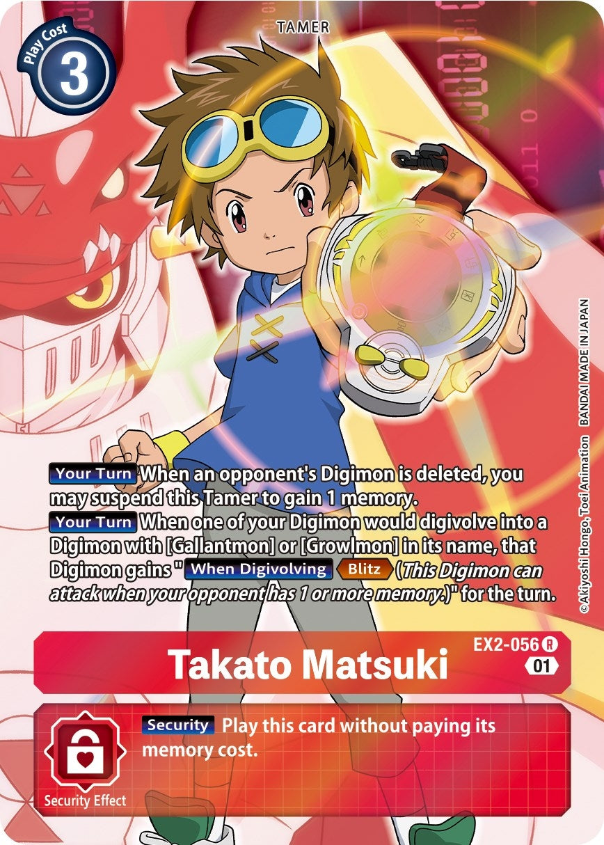Image for Takato Matsuki (Alternate Art) (EX2-056 R) (Digital Hazard) - Digimon Card Game
