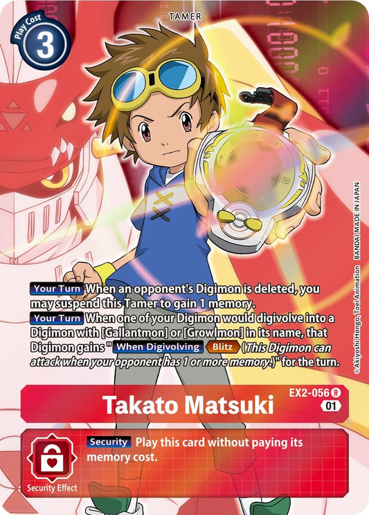 Image for Takato Matsuki (Alternate Art) (EX2-056 R) (Digital Hazard) - Digimon Card Game