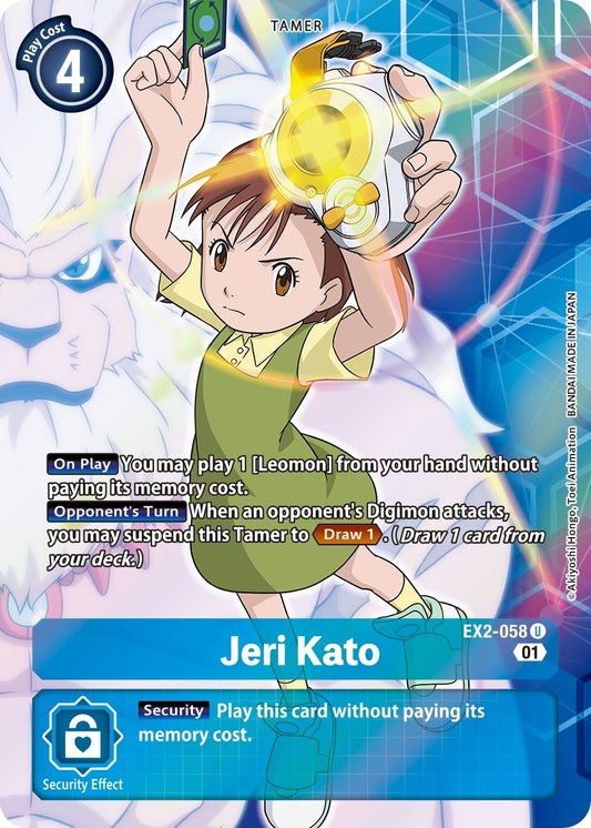 Image for Jeri Kato (Alternate Art) (EX2-058 U) (Digital Hazard) - Digimon Card Game