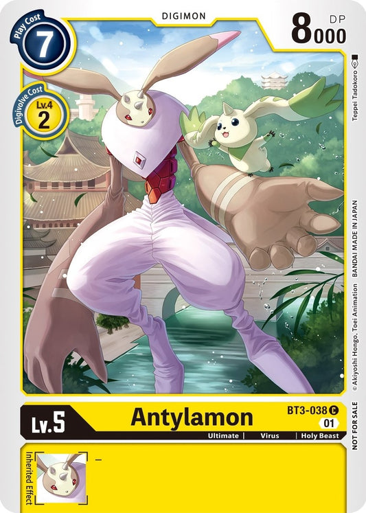 Image for Antylamon - BT3-038 (Winner Pack New Awakening) (BT3-038 C) (Release Special Booster 1.0) - Digimon Card Game