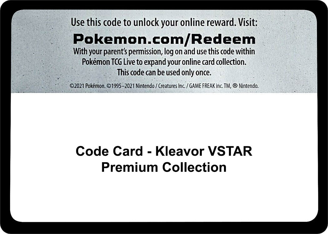 Image for Code Card - Kleavor VSTAR Premium Collection (Miscellaneous Cards & Products) - Pokemon