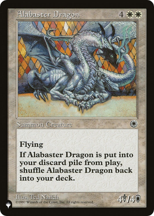 Image for Alabaster Dragon (The List Reprints) - Magic: The Gathering