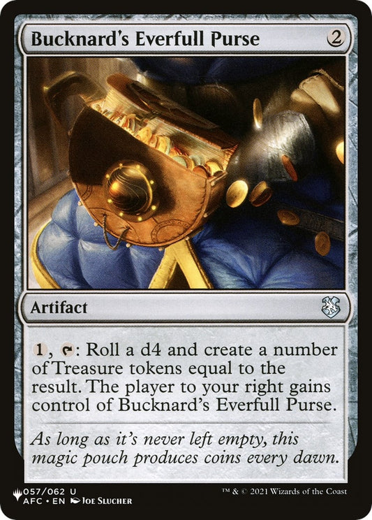 Image for Bucknard's Everfull Purse (057/062) (The List Reprints) - Magic: The Gathering