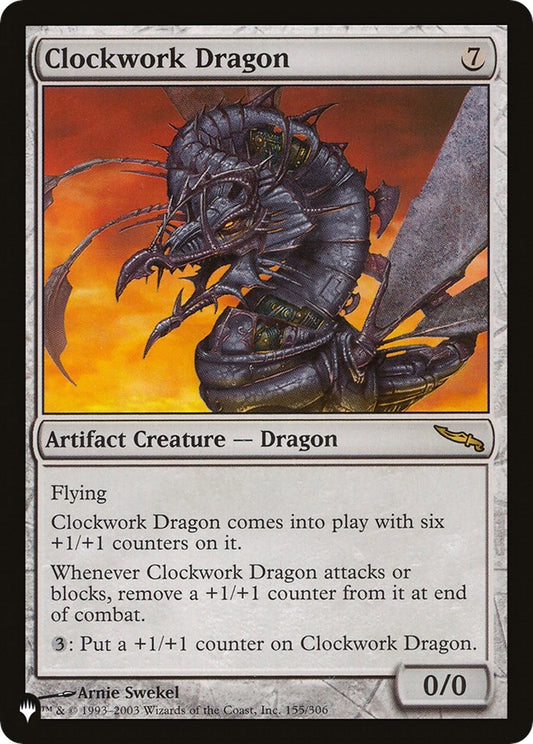 Image for Clockwork Dragon (155/306) (The List Reprints) - Magic: The Gathering