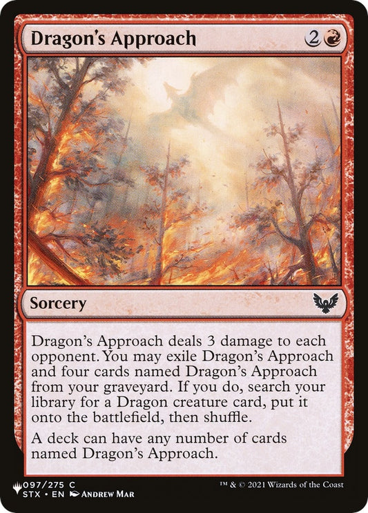 Image for Dragon's Approach (097/275) (The List Reprints) - Magic: The Gathering