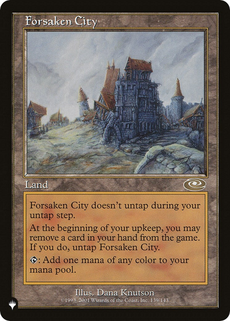 Image for Forsaken City (139/143) (The List Reprints) - Magic: The Gathering