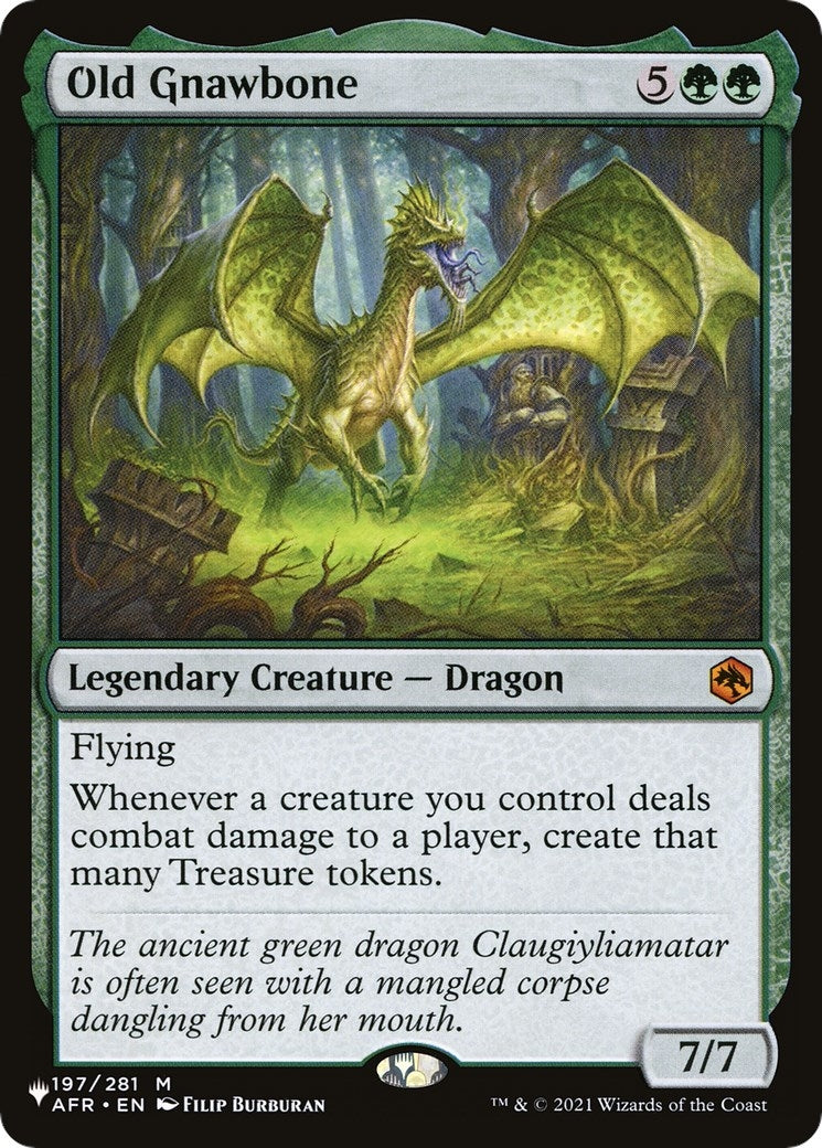 Image for Old Gnawbone (197/281) (The List Reprints) - Magic: The Gathering