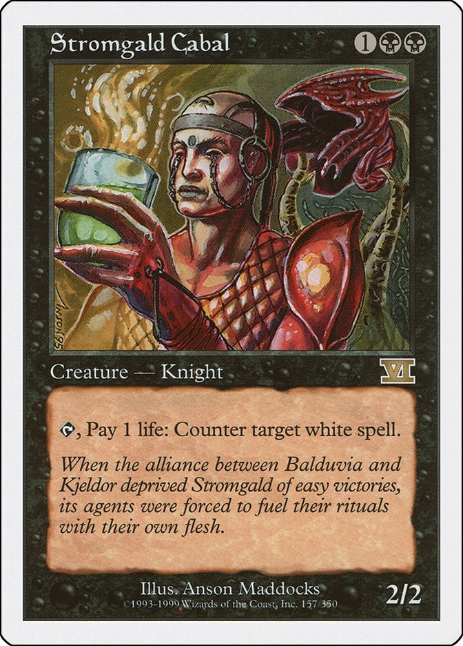 Image for Stromgald Cabal (157) (Classic Sixth Edition) - Magic: The Gathering
