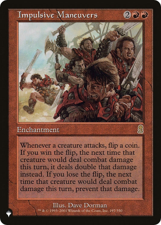 Image for Impulsive Maneuvers (197) (The List Reprints) - Magic: The Gathering