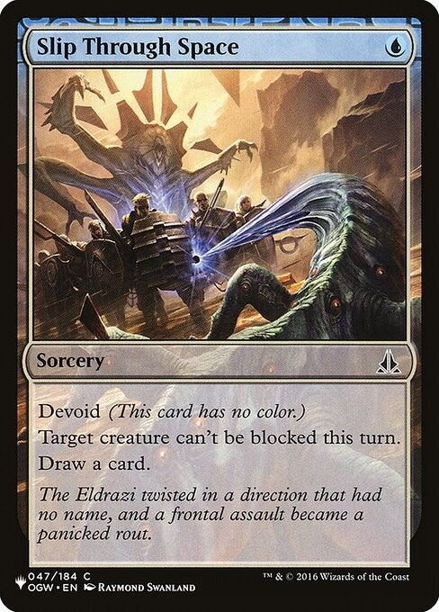 Image for Slip Through Space (47) (The List Reprints) - Magic: The Gathering
