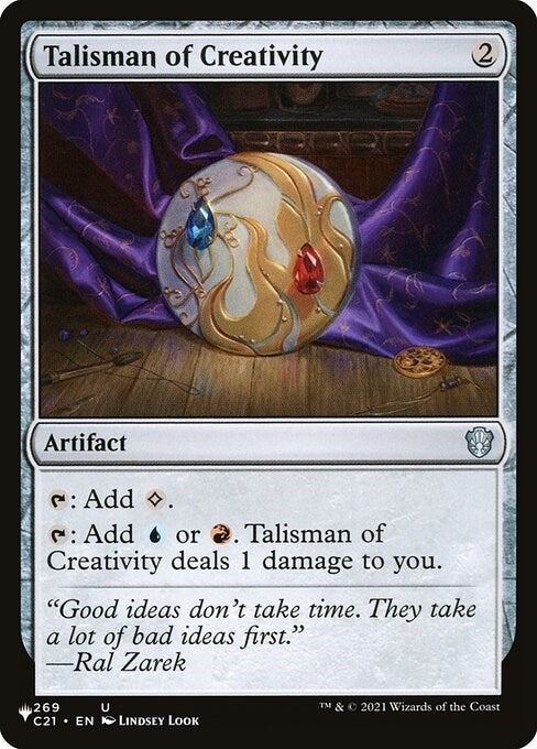 Image for Talisman of Creativity (269) (The List Reprints) - Magic: The Gathering