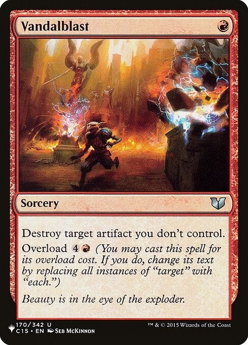 Image for Vandalblast (170) (The List Reprints) - Magic: The Gathering
