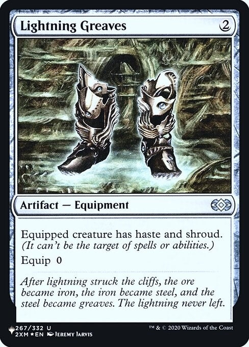 Image for Lightning Greaves (2XM) (267) (The List Reprints) - Magic: The Gathering