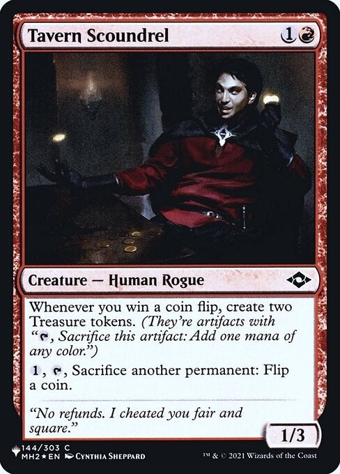 Image for Tavern Scoundrel (144) (The List Reprints) - Magic: The Gathering